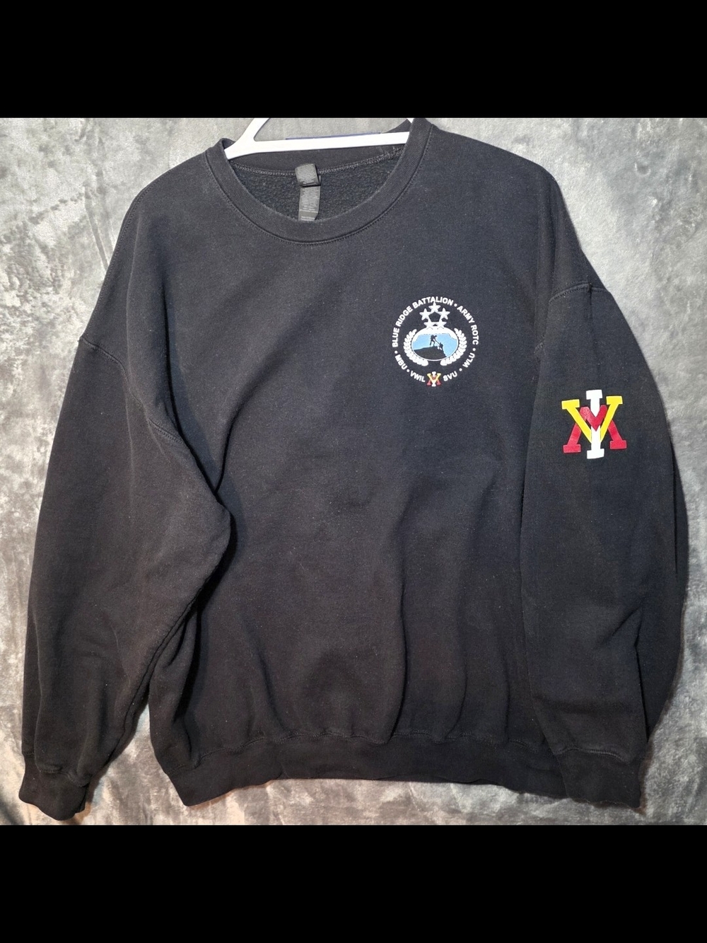 Blue Ridge Battalion Army ROTC crewneck sweatshirt